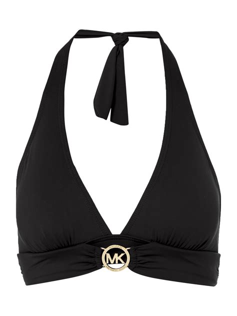 michael kors top zwart|michael kors bikini top.